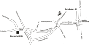 Wegbeschreibung Kuschmierz Remscheid