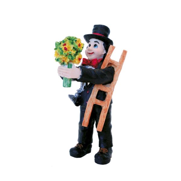 Chimney sweep with flower - Schornifix Onlineshop